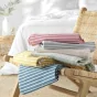Couvre lit 2 personnes 240 x 260 cm coton/polyester tisse adele Curry