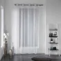 Panneau a oeillets 140 x 240 cm voile sable applique dalya Blanc