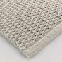 Tapis rectangle 50 x 80 cm coton/polyester tisse alivia Lin
