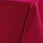 Nappe rectangle 140 x 300 cm jacquard flocons Rouge