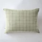 Taie d'oreiller gaze de coton tissée  50 x 70 cm Gaia Match Vert d'eau