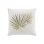 Coussin dehous. compresse 45 x 45 cm polycoton imp. metal. lotus  des. place Vert