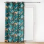 Lot de 2 Rideaux a oeillets 140 x 260 cm polyester imprimé Tilda Vert