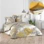 Pack parure de couette 240 x 220 cm Mogador + drap housse 140 x 190 x 30 Jaune