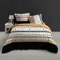 Housse de couette 260 x 240 cm percale de coton 78 fils imprimé  Astraline