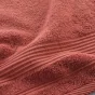 Serviette de toilette 50 x 90 cm eponge unie tendresse Terracotta