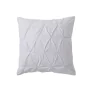 Élégance Plissée - Ensemble Housse de Couette Héloïse 260 x 240 cm en Coton 57 Fils