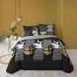Pack parure de couette 240 x 220 cm Asior + drap housse 140 x 190 x 30 Galet