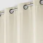 Rideau a oeillets 135 x 260 cm velours uni Novana Beige