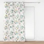 Lot de 2 rideaux à œillets 140 x 260 cm en polyester imprimé - Modèle Dilaris