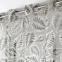 Panneau a oeillets 140 x 280 cm voile sable imprime alma Noir