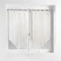 Paire pompon passants 2 x 60 x 90 cm tisse naturel charlize Sans