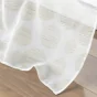 Panneau a oeillets 137 x 280 cm voile sable imprime lunile Naturel