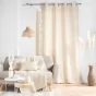 Coussin dehoussable compresse 40 x 40 cm coton jacquard+fils metallises doreline Sans