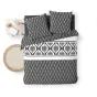 Housse de couette imprimé 260 x 240 cm 100% coton + 2 taies Bonnie