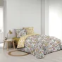 Parure de couette réversible  240 x 220 cm en microfibre de flanelle Claudia