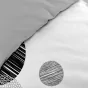 Housse de couette 240 x 220 cm coton 57 fils + 2 taies Stormi