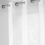Panneau a oeillets 140 x 280 cm voile sable jacquard poesia Sans
