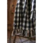 plaid à franges 180 x 220 cm rpet gabriel