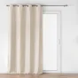 Rideau a oeillets 140 x 260 cm jacquard Gallena Naturel