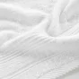 Serviette invite 30 x 50 cm eponge unie tendresse Blanc