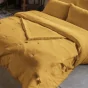 Edredon gaze de coton 150 x 150 cm Jaune safran