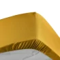 Drap housse 1 personne 90 x 190 cm percale uni 78 fils percaline Curry
