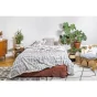 parure de lit (housse de couette + 1 taie d'oreiller) coton imprimé 140 x 200 cm ethnic