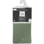 Drap housse 1 personne bonnet 30 cm 90 x 190 cm percale uni 78 fils Kaki