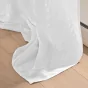 Rideau a oeillets 140 x 260 cm jacquard victoria Blanc
