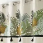  Rideau à œillets 140 x 240 cm – Coton  imprimé tropical  – Tropilia Naturel