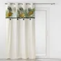  Rideau à œillets 140 x 240 cm – Coton  imprimé tropical  – Tropilia Naturel
