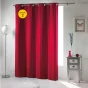 Lot de 2 rideaux Occultant unis 135 x 240 cm Rouge carmin