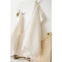 lot de 2 essuie-mains 50 x 70 cm gaze de coton tissée teinte vickie pampa