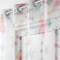 Panneau a oeillets 140 x 240 cm voile imprime transfert princesse licorne Blanc