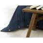 Housse de couette chaude en flanelle 260 x 240 cm Candice Bleu foncé