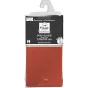 Drap housse 2 personnes bonnet 30 cm 140 x 190 cm percale uni 78 fils percaline Terracotta