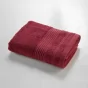 Serviette de toilette 50 x 90 cm eponge unie tendresse Rubis