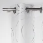 Lot de 2 rideaux tamisant 140 x 260 cm imprimé Bully Blanc