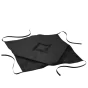 Galette 4 rabats 36 x 36 x 3.5 cm polyester uni essentiel Noir
