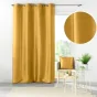 Rideau en shantung effet brillant 140 x 240 cm – Shana Moutarde