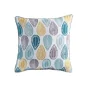 Coussin passepoil 40 x 40 cm polyester imprime palpito Blanc