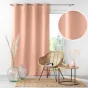 Rideau à œillets 140 x 260 cm en microfibre unie – Absolu Rose pale