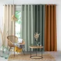 Rideau à œillets 140 x 280 cm en microfibre unie – Absolu Perle – Grande hauteur