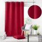 Rideau À Œillets 140 x 260 cm Polyester Uni Essentiel - Rouge
