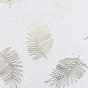 rideau a oeillets 140 x 260 cm polyester imprime metallise sunny gold