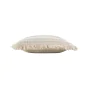 Coussin déhoussable avec franges – 40 x 40 cm – Coton tissé Atlas Naturel