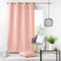 Coussin déhoussable 60 x 60 cm – Essentiel polyester uni Rose Poudre