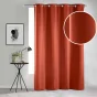 Rideau Occultant Grande Hauteur 135 x 280 cm – Uni Terracotta – À Œillets