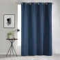 Rideau Occultant Grande Hauteur 135 x 280 cm – Uni Bleu Marine – À Œillets